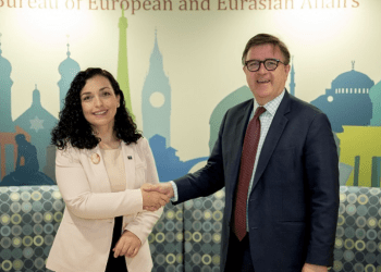 ‘Krenar që mbështesim Kosovën’ O’Brien pas takimit me Osmanin: Folëm për nevojën urgjente për riangazhim në dialog