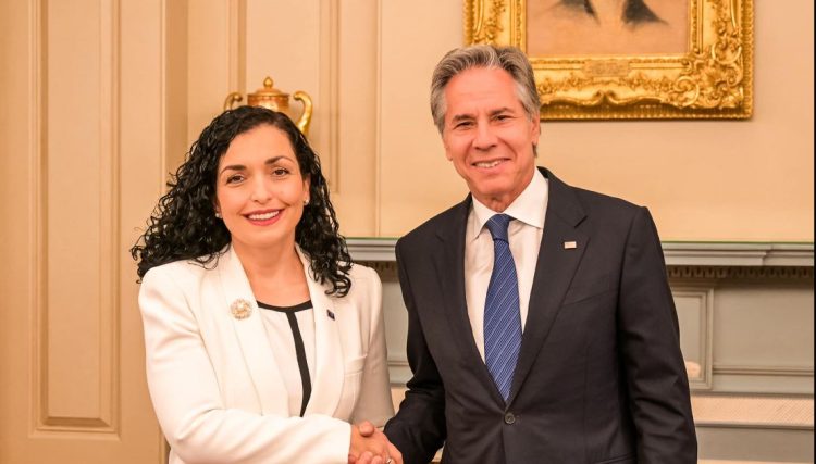 Osmani takohet me Blinkenin në Washington: Aleanca me ShBA-në, gurthemel për stabilitetin