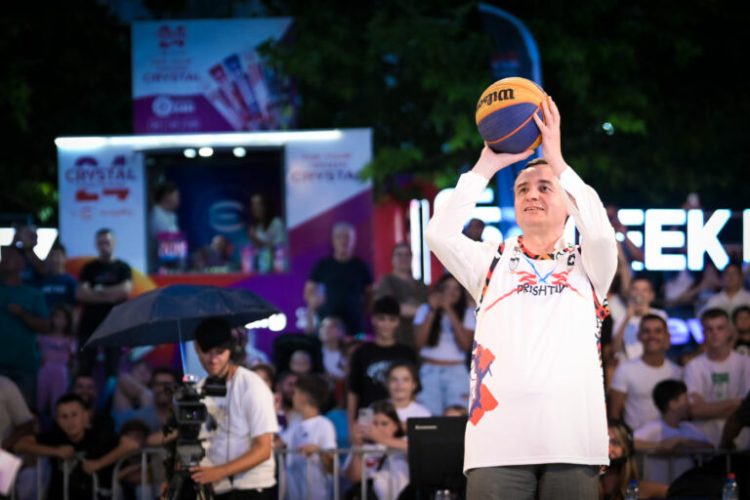 Kurti mori pjesë në hapjen zyrtare të garave sportive ndërkombëtare “3×3 Prishtina”