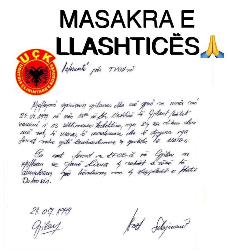 MASAKRA E LLASHTICËS