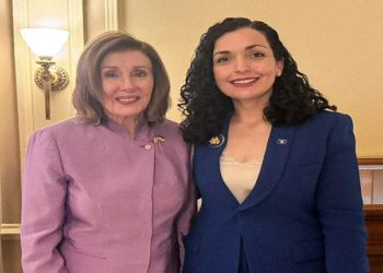 Osmani me Pelosin: Kënaqësi të diskutosh vlerat Kosovë – SHBA