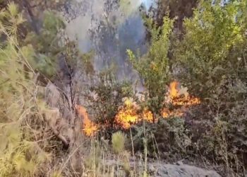 Zjarri jashtë kontrollit te Rana e Hedhun