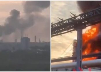 Ukrainasit ia vënë flakën rafinerisë më të madhe të naftës në Rusi