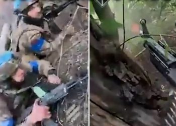 Lu*ftë e ashpër mes ukrainasve dhe rusëve në rajonin e Kharkivit – tanku i trupave të Zelenskyt i reziston goditjes nga droni kamikaz