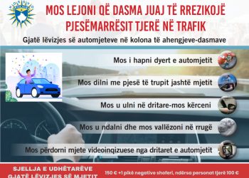 Policia apel dasmorëve: Mos u ulni në dritare, mos vallëzoni në rrugë