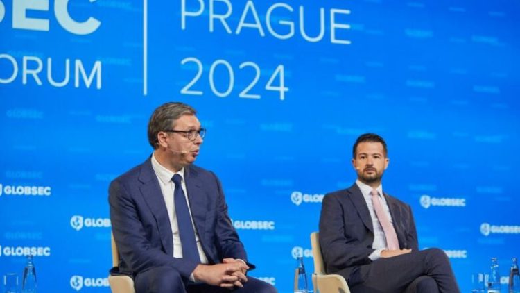 Presidenti serb dhe ai malazez përplasen në Pragë për çështjen e Kosovës