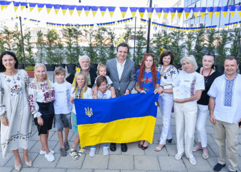 Ditën e Pavarësisë së Ukrainës, Kryeministri Kurti pret qytetarë ukrainas: Kosova është bërë shtëpi e dytë për ta