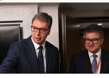  Vuçiq takohet me Lajçakun në Pragë, i ankohet për aksionin e fundit në veri të Kosovës