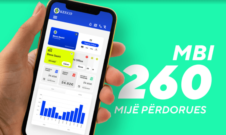Shkarkime rekord: Afro 260 mijë konsumatorë po e përdorin eKesco