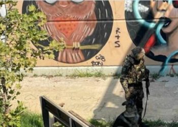 KFOR-i patrullon me qen nën urë të Ibrit (Video)