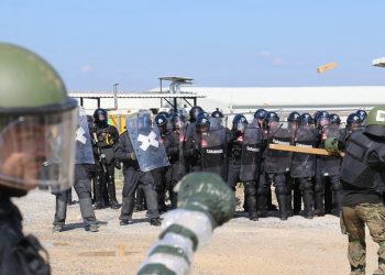 Ushtarët gjermanë të KFOR-it kryejnë trajnime për kontrollin e trazirave