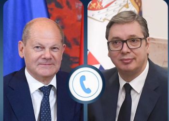Scholzi e Vuçiqi flasin në telefon, temë edhe dialogu Kosovë – Serbi