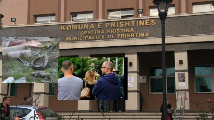 Pamje të tmerrshme afër vendit ku po mbahet mësimi gjithëditor në Prishtinë, prindërit të alarmuar