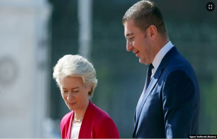 Von der Leyen: Ndryshimet kushtetuese në interes të Maqedonisë së Veriut