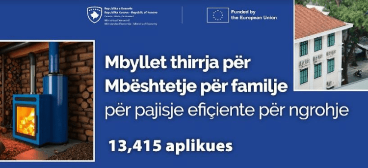 Mbyllet aplikimi i subvencionimit për Pajisje Efiçiente për Ngrohje