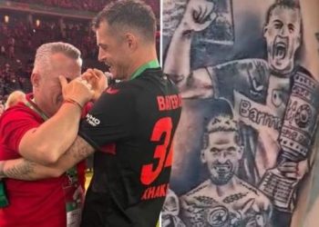 Tifozi bën tatuazh Granit Xhakën, reagon babai i futbollistit: Emocionuese të shohim se sa shumë e duan