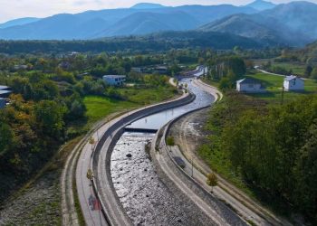 Ndërtimi i shtratit i lumit Lumbardh të Deçanit afër përfundimit, vlera e tij kap 3 milionë euro