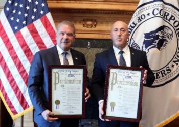 Qyteti Yonkers në New York ia ndan Haradinajt ‘Mirënjohjen e Qytetit’