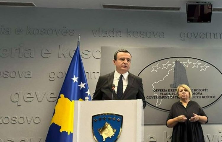 Kryeministri Kurti: Insistoj që marrëveshja e Brukselit të nënshkruhet
