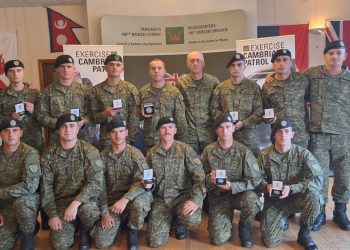Ambasada britanike i gëzohet medaljes së argjendtë të FSK-së në ushtrimin “Cambrian Patrol”