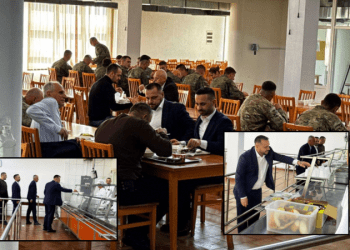 Teksa opozitarët e kritikojnë nga Kuvendi, Maqedonci shijon ushqimin e FSK-së