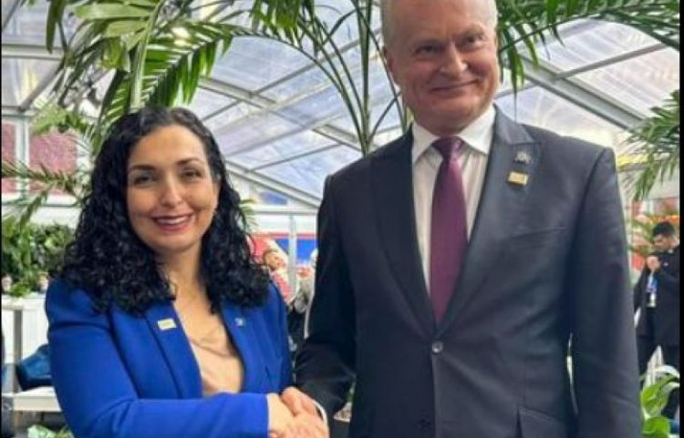 Osmani: Lituania vazhdon ta mbështesë fuqizimin ndërkombëtar të Kosovës