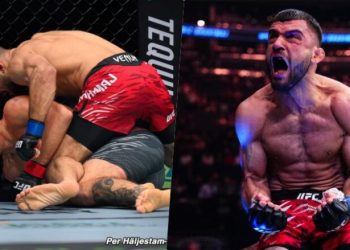 Ramiz Brahimaj shkatërron Mickey Gall në UFC me nokaut brutal në raundin e parë