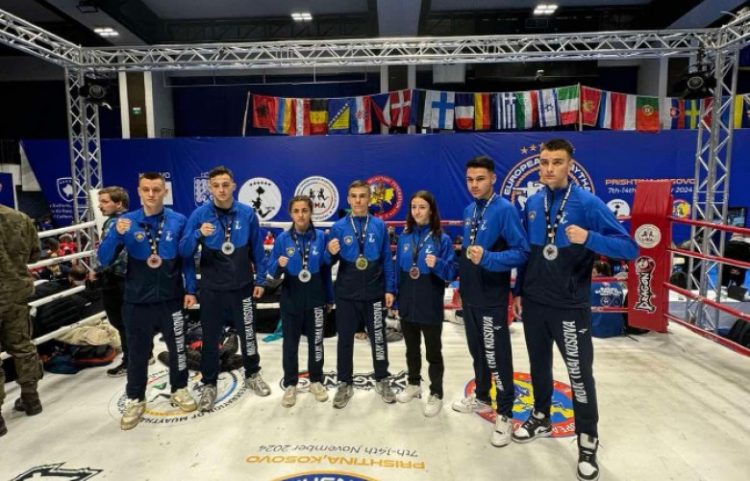 Ekipi i muaythait i Kosovës fiton shtatë medalje në Evropian
