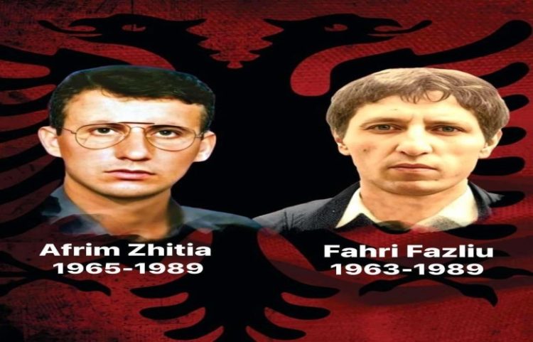 Sot bëhen 35 vjet nga rënia e dëshmorëve Afrim Zhitia dhe Fahri Fazliu