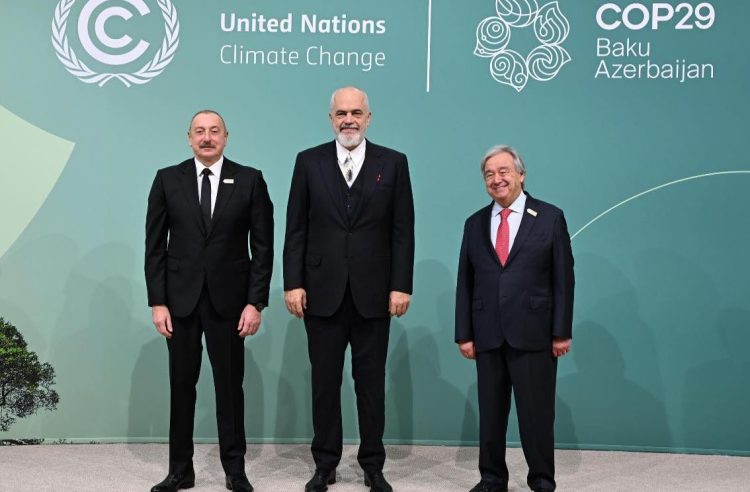Rama merr pjesë në Samitin Botëror për Klimën COP29