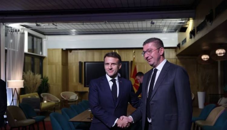 Mickoski shprehet optimist për integrimin evropian pas takimit me Macronin
