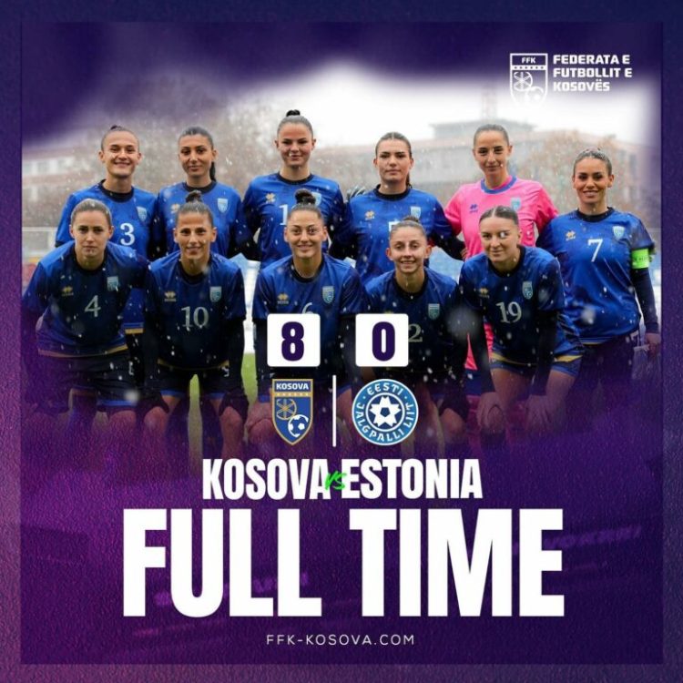 Çikat e Kosovës shkëlqejnë ndaj Estonisë, “Dardanet” fitojnë 8-0