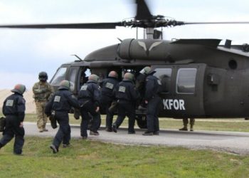 Stërvitje e përbashkët e FSK-së me ushtarë amerikanë dhe gjermanë të KFOR-it