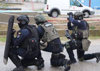 KFOR-i, EULEX-i dhe Policia e Kosovës stërviten së bashku të hënën