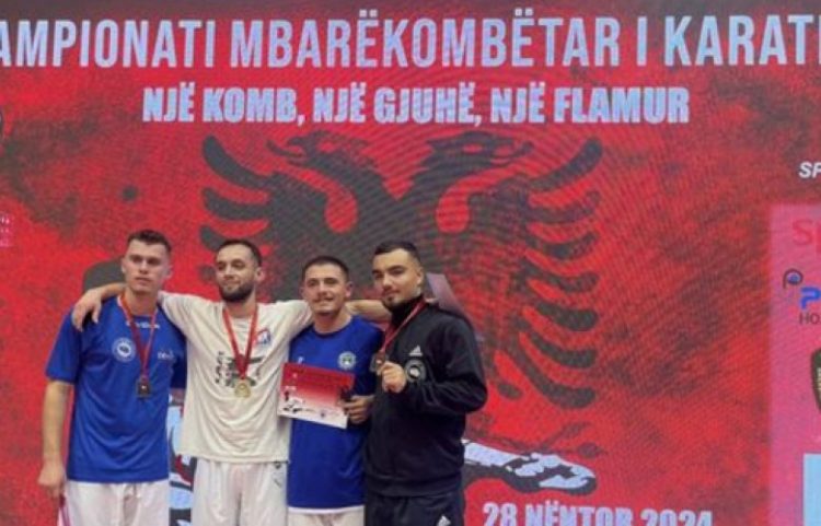 Klubi i karatesë së Policisë së Kosovës fiton katër medalje në Tiranë