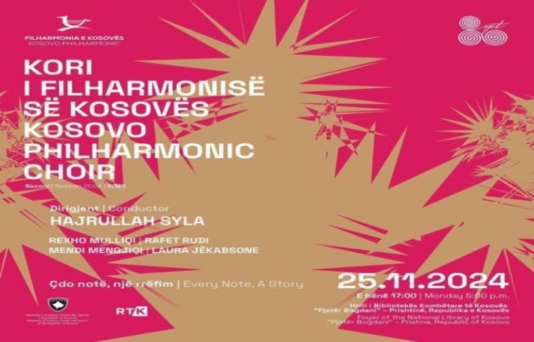 Koncert i Korit të Filarmonisë për 80-vjetorin e Bibliotekës Kombëtare