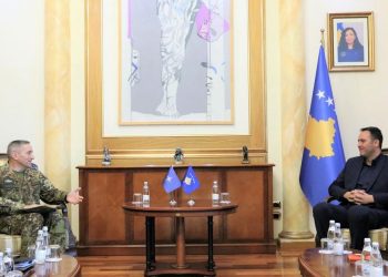 Konjufca priti në takim komandantin e ri të KFOR-it, e uron për detyrën e re