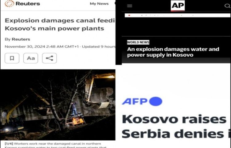 Mediet ndërkombëtare shkruajnë për sulmin ndaj infrastrukturës në Kosovë