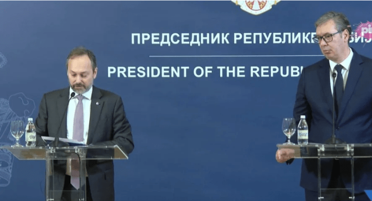 Giofre, Vuçiqit: Marrëdhëniet me Prishtinën e sundimi i ligjit përcaktojnë ritmin e negociatave me BE-në