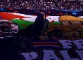 Tifozët e PSG-së në mbështetje të Palestinës