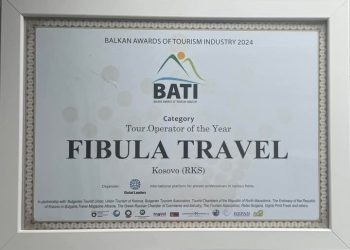 FIBULA TRAVEL shpallet Touroperatori më i mirë vitit 2024 në Ballkan
