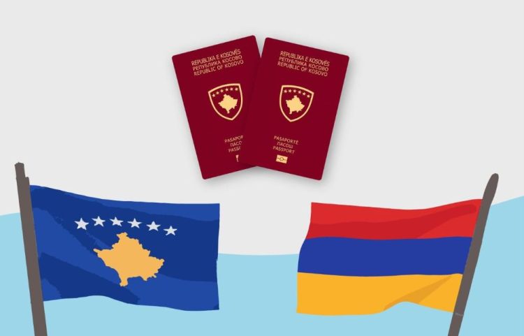 Armenia njeh zyrtarisht pasaportat e Kosovës