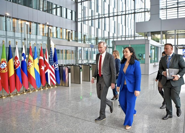 Osmani takon ndihmëssekretarin e NATO-s, flasin për paqen dhe sigurinë në Kosovë