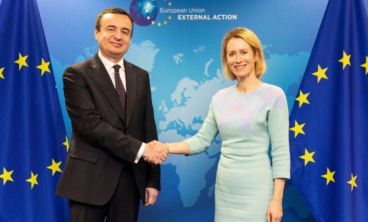 Kurti pas takimit me Kallasin insiston në Marrëveshjen për rrugën drejt normalizimit të raporteve