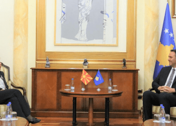 Kryetari Konjufca priti në takim lamtumirës ambasadoren e Maqedonisë së Veriut