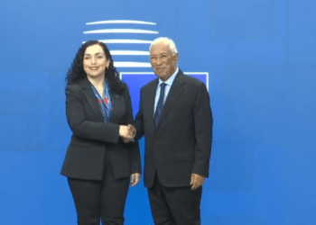 Presidentja Osmani pritet nga presidenti i Këshillit Europian