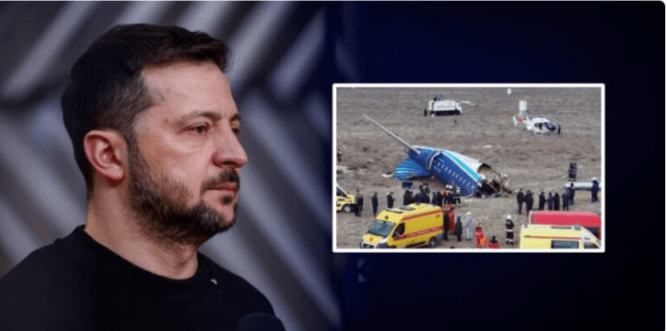 Zelenskyy fajëson Rusinë për rrëzimin e aeroplanit në Kazakistan