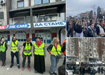 Studenti serb thotë se dorëheqja e Vuçeviqit është përpjekje për të qetësuar gjërat – premton se nuk largohen nga bllokadat derisa të plotësohen të gjitha kërkesat