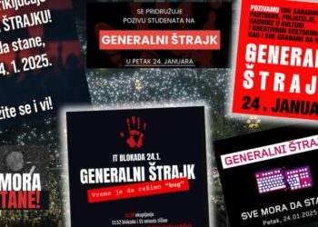 Greva e përgjithshme në Serbi