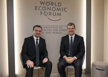 Kurti takoi në Davos homologun e tij lituanez, e falënderoi për kontributin përmes KFOR-it dhe EULEX-it